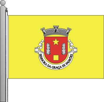Bandeira da freguesia de Senhora da Graa de Padres
