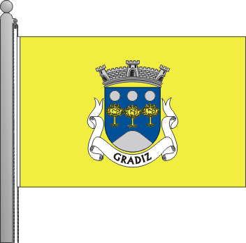 Bandeira da freguesia de Gradiz