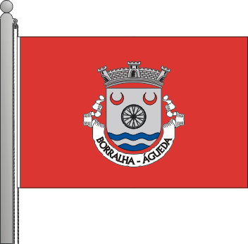 Bandeira da freguesia de Borralha