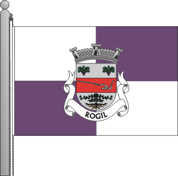 Bandeira da freguesia de Rogil