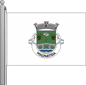 Bandeira da freguesia de Malpartida