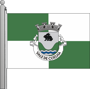 Bandeira da freguesia de Vale de Coelha