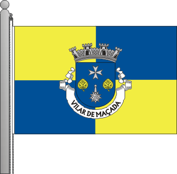 Bandeira da freguesia de Vilar de Maada