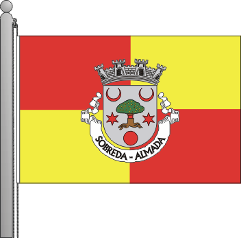 Bandeira da freguesia de Sobreda