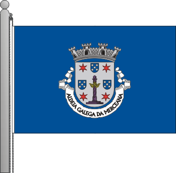 Bandeira da freguesia de Aldeia Galega da Merceana