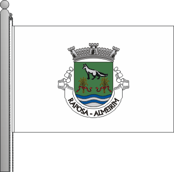 Bandeira da freguesia de Raposa