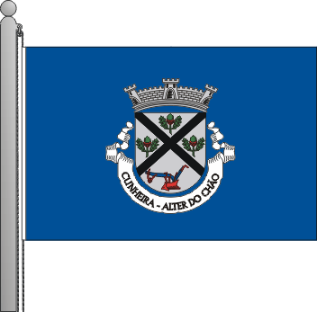 Bandeira da freguesia de Cunheira