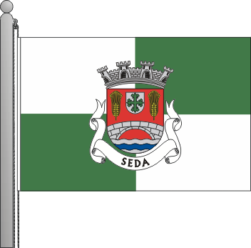 Bandeira da freguesia de Seda