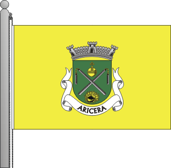 Bandeira da freguesia de Aricera