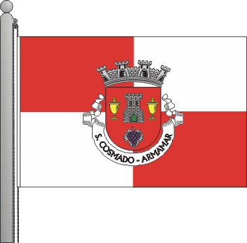 Bandeira da freguesia de So Cosmado