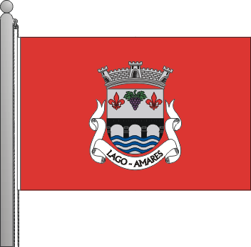 Bandeira da freguesia de Lago
