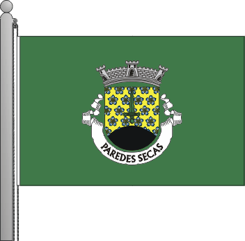 Bandeira da freguesia de Paredes Secas