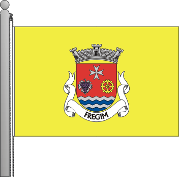 Bandeira da freguesia de Fregim