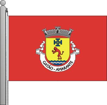 Bandeira da freguesia de Gatão