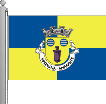 Bandeira da freguesia de Madalena