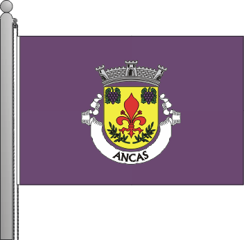 Bandeira da freguesia de Ancas