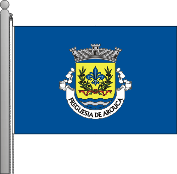 Bandeira da freguesia de Arouca