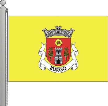 Bandeira da freguesia de Burgo