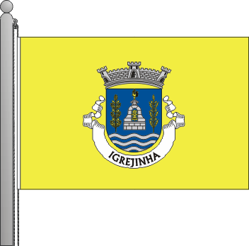 Bandeira da freguesia de Igrejinha