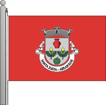 Bandeira da freguesia de Santa Justa