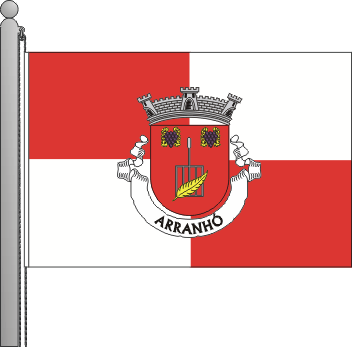 Bandeira da freguesia de Arranh