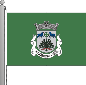 Bandeira da freguesia de Alcrrego