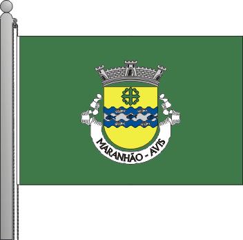 Bandeira da freguesia de Maranho