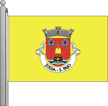 Bandeira da freguesia de So Paio de Jolda