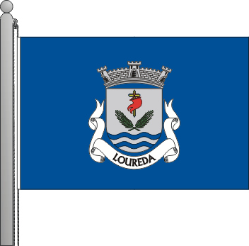 Bandeira da freguesia de Loureda