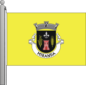 Bandeira da freguesia de Miranda