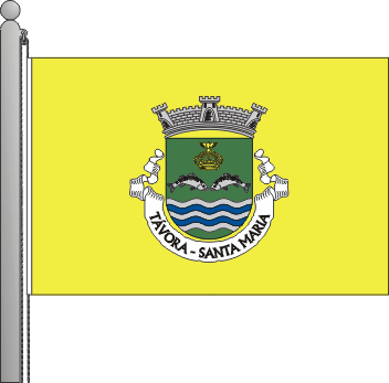 Bandeira da freguesia de Santa Maria de Tvora