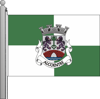 Bandeira da freguesia de Alcoentre