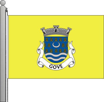 Bandeira da freguesia de Gove