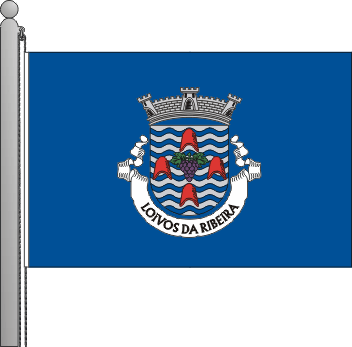 Bandeira da freguesia de Loivos da Ribeira