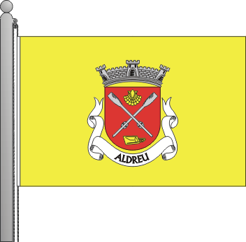 Bandeira da freguesia de Aldreu