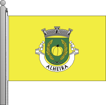 Bandeira da freguesia de Alheira