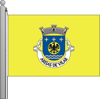 Bandeira da freguesia de Areias de Vilar