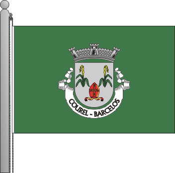 Bandeira da freguesia de Courel