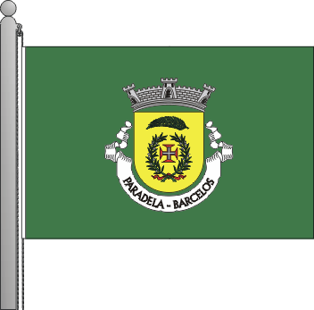 Bandeira da freguesia de Paradela