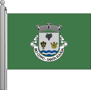 Bandeira da freguesia de Santa Eullia de Rio Covo
