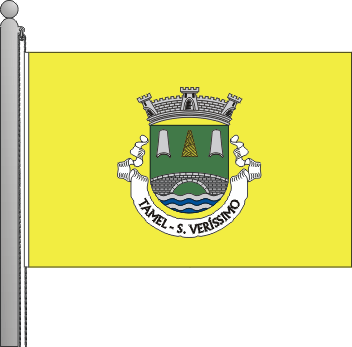 Bandeira da freguesia de So Verssimo de Tamel