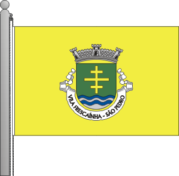 Bandeira da freguesia de São Pedro de Vila Frescaínha
