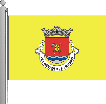 Bandeira da freguesia de São Martinho de Vila Frescaínha
