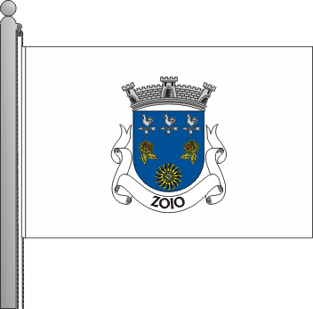Bandeira da freguesia de Zoio