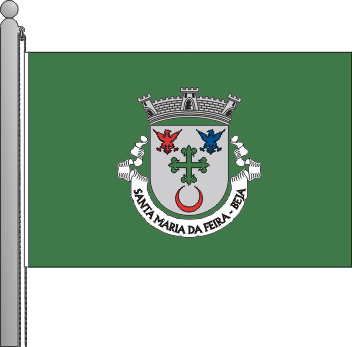Bandeira da freguesia de Santa Maria da Feira