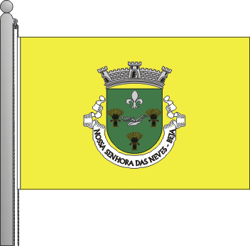 Bandeira da freguesia de Nossa Senhora das Neves