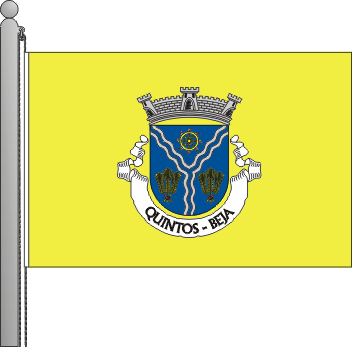 Bandeira da freguesia de Quintos