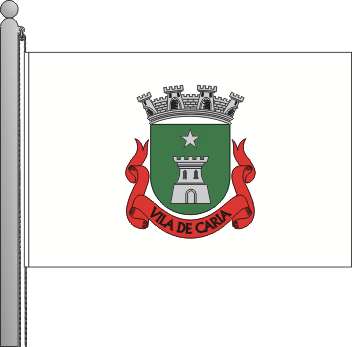 Bandeira da freguesia de Caria