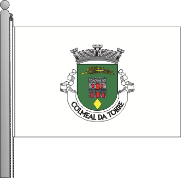 Bandeira da freguesia de Colmeal da Torre