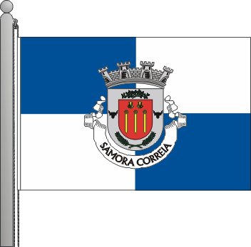 Bandeira da freguesia de Samora Correia